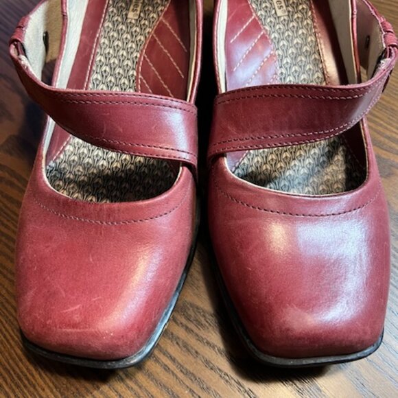 Vintage Hush Puppies Mary Jane Red - Picture 8 of 8